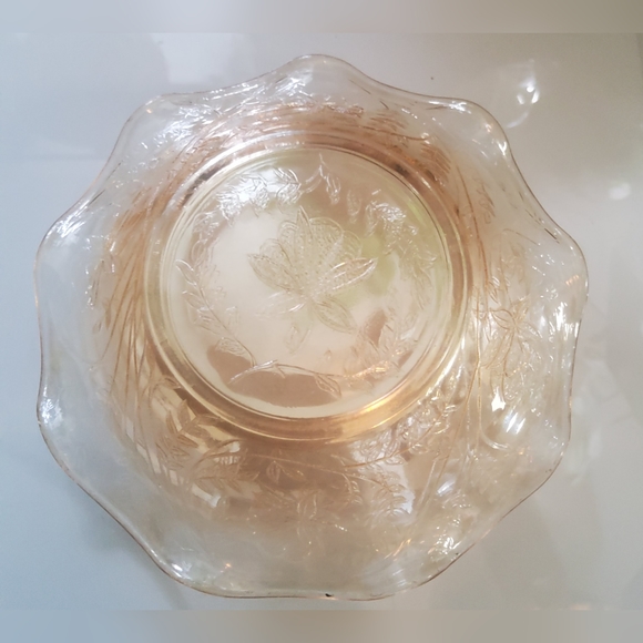 Vintage Carnival Glass Candy Bowl Dish - Picture 3 of 4